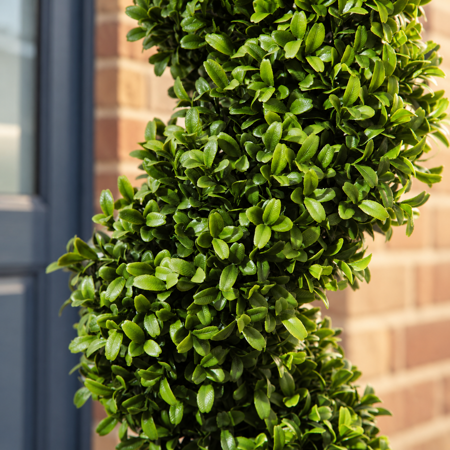 Artificial Buxus Spiral Topiary Tree – Vorelle Homes